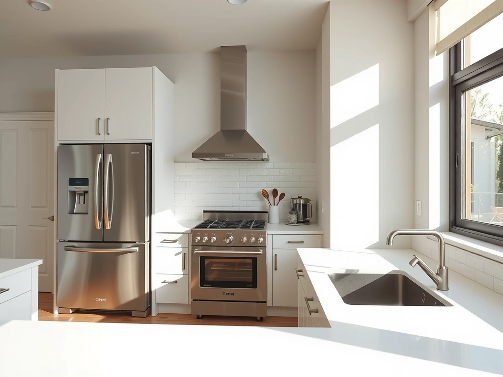 Čistá kuchyně rodinného domu